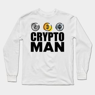 Crypto Man Long Sleeve T-Shirt